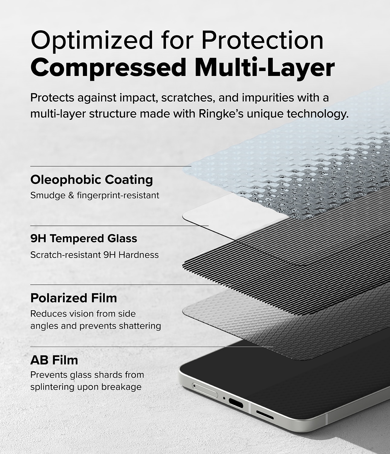 Easy Slide Privacy Glass (2 Stück) Samsung Galaxy S25 Edge
