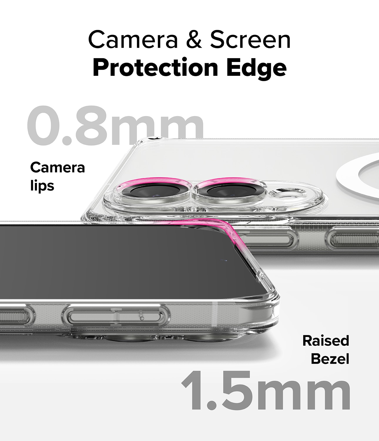 Fusion Magnetic Case Samsung Galaxy S25 Edge  Clear