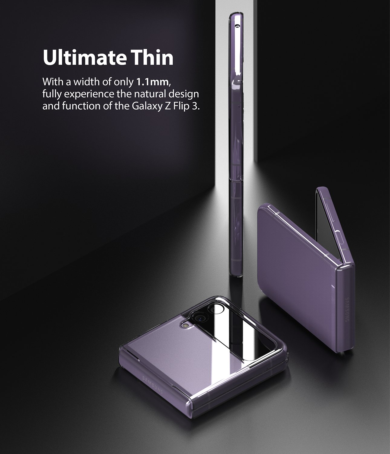 Slim Case Samsung Galaxy Z Flip 3 Matte Clear