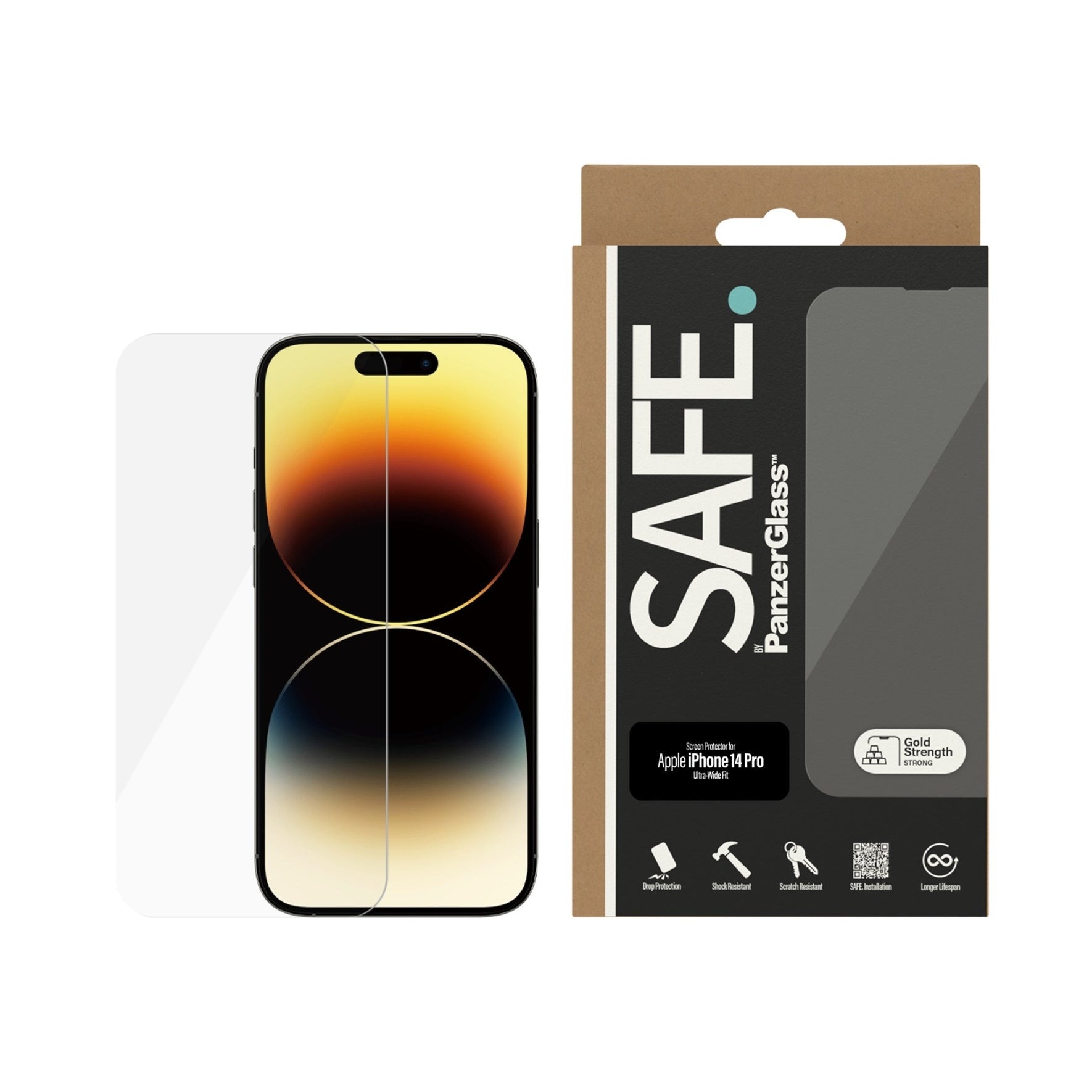 iPhone 14 Pro Displayschutz/Screen Protector Ultra Wide Fit