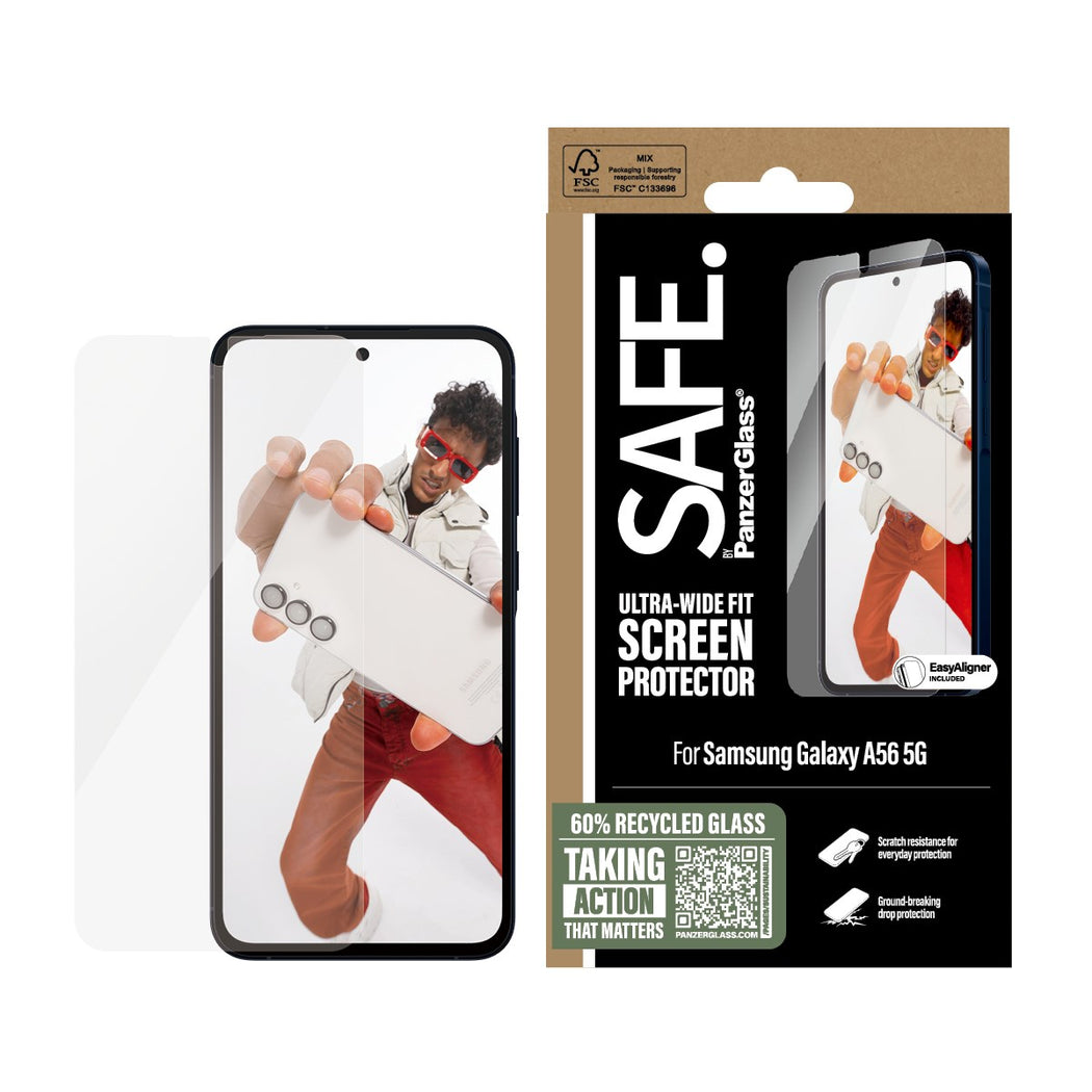 Samsung Galaxy A56 Displayschutz Ultra Wide Fit (with EasyAligner)