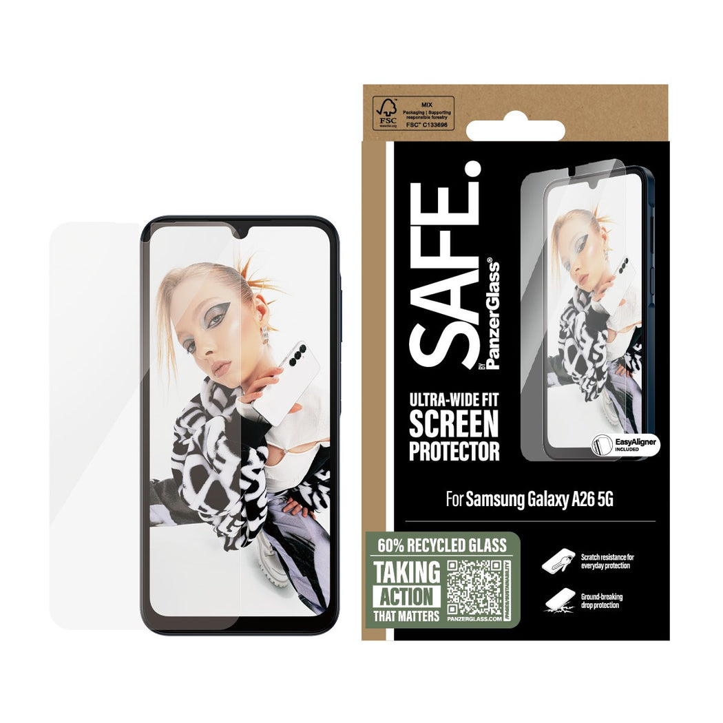 Samsung Galaxy A26 Displayschutz Ultra Wide Fit (with EasyAligner)