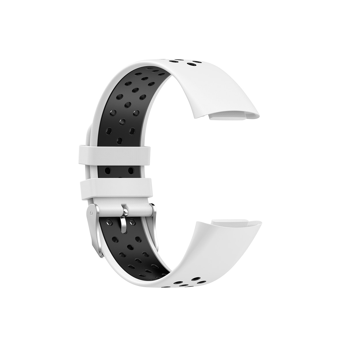Fitbit Charge 5 Sport Armband aus Silikon Weiß