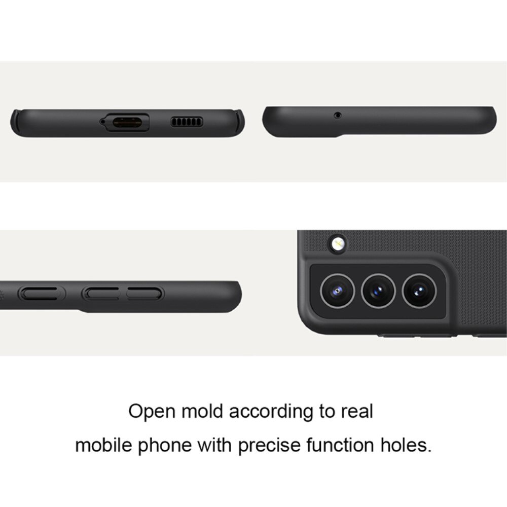 Super Frosted Shield Samsung Galaxy S21 FE Schwarz