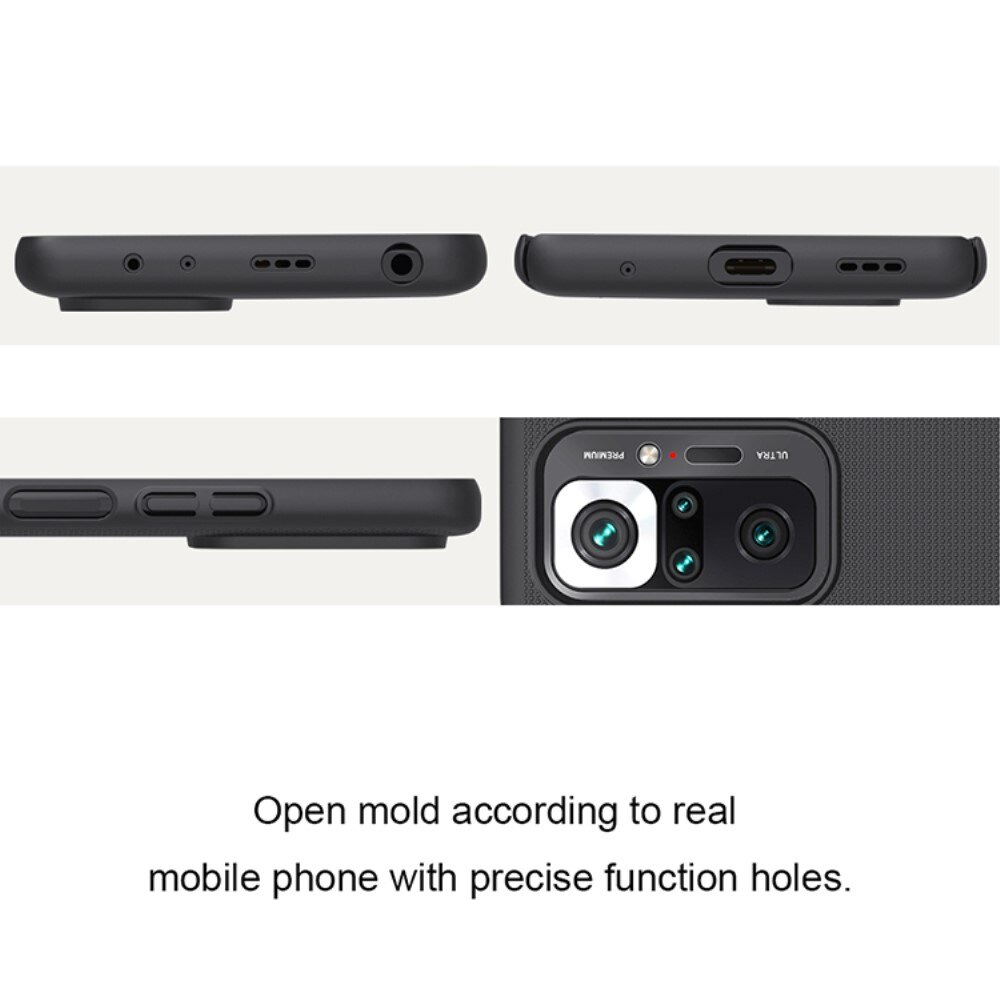 Super Frosted Shield Xiaomi Redmi Note 10 Pro Schwarz