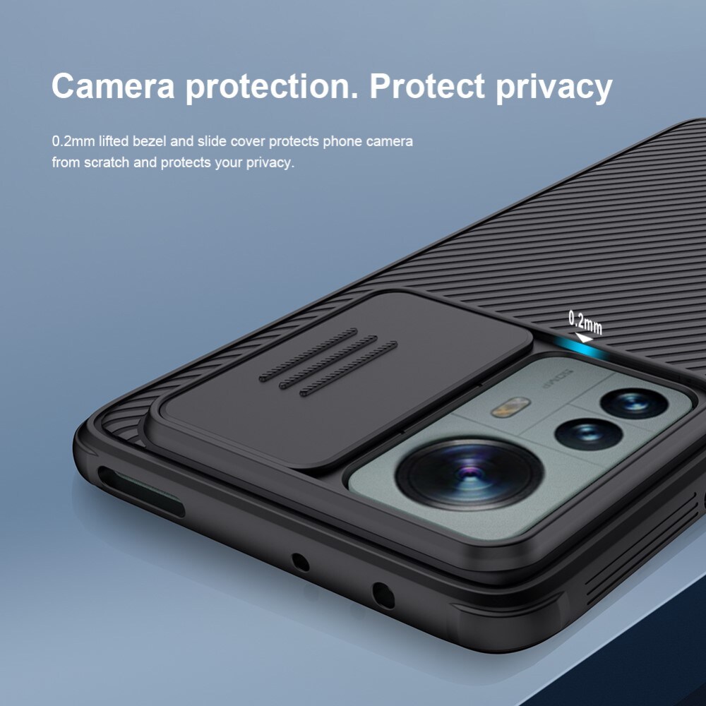 CamShield Hülle Xiaomi 12 Pro Schwarz