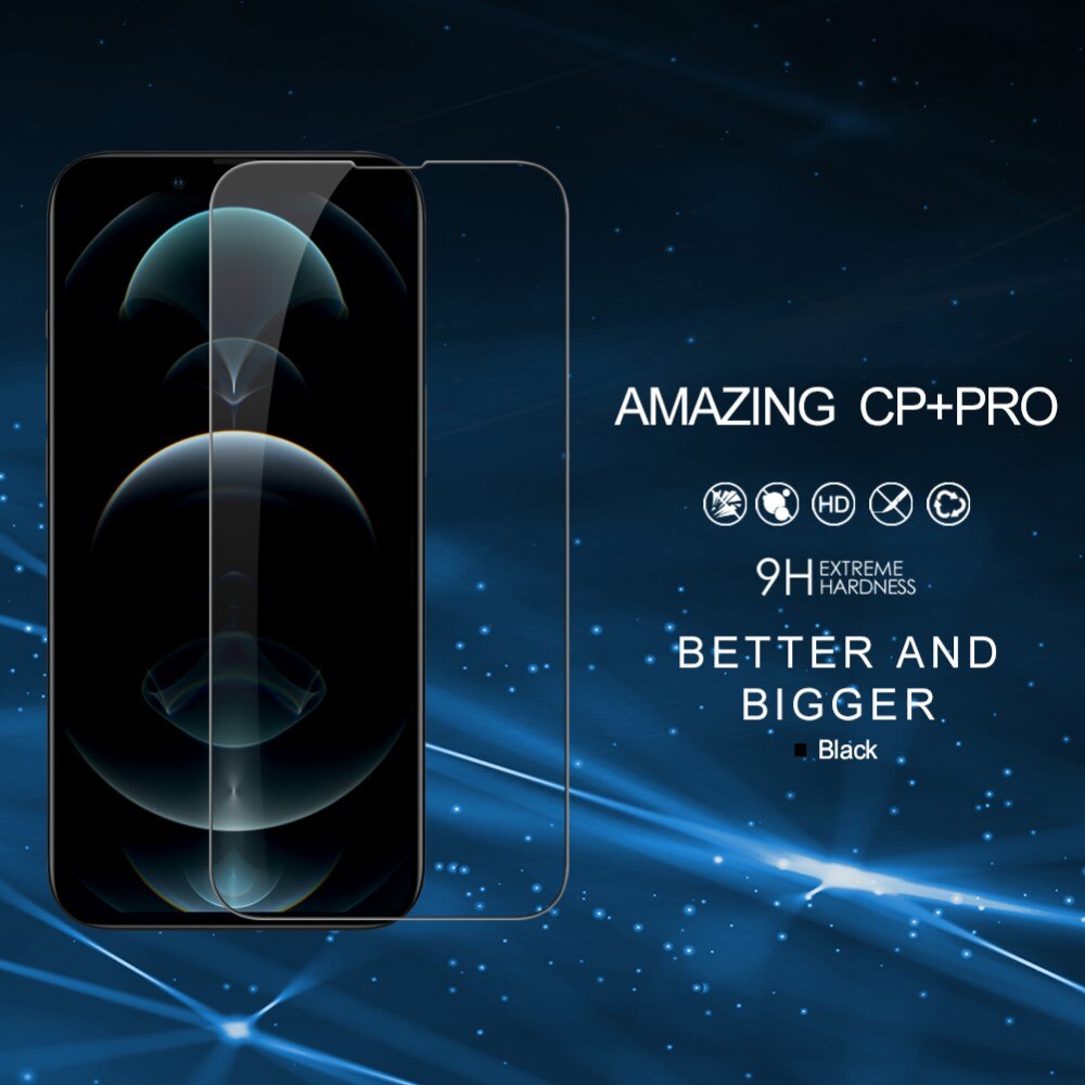 Amazing CP+PRO Panzerglas iPhone 13 schwarz