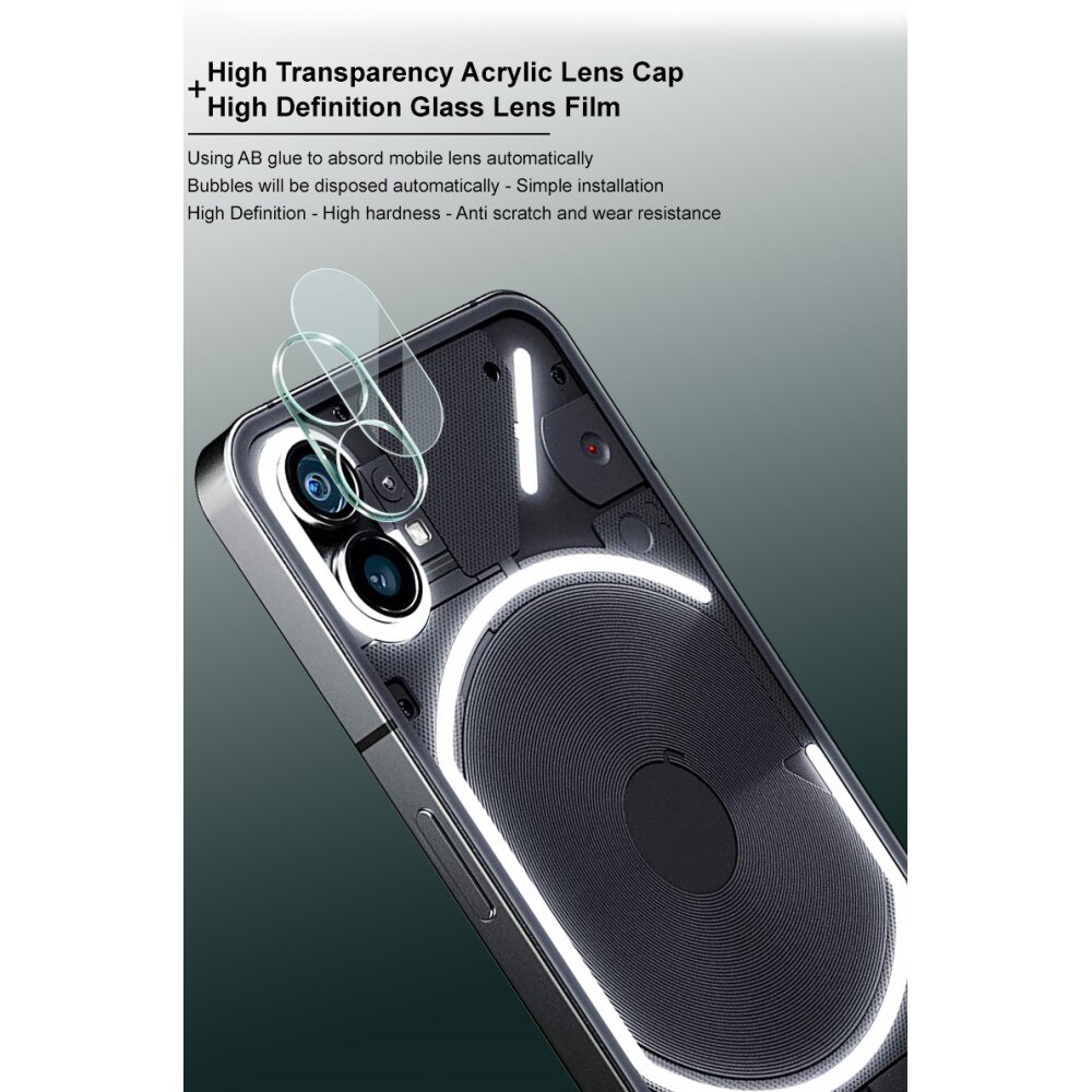 Panzerglas für Kamera 0.2mm Nothing Phone 1 Transparent