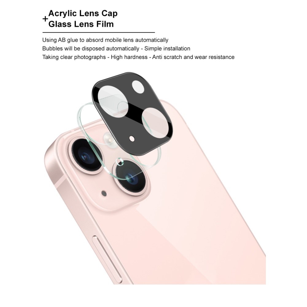 Panzerglas für Kamera 0.2mm iPhone 15 Schwarz