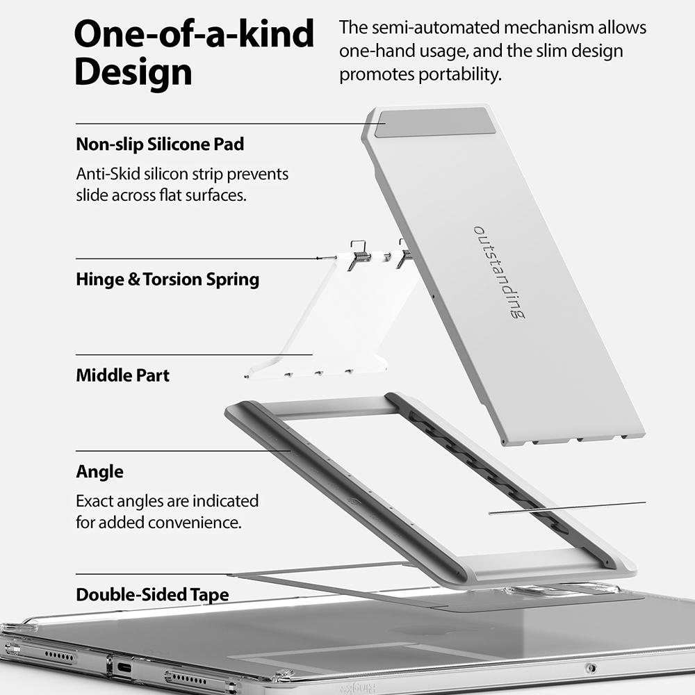 Outstanding Tablet Stand Light Grey