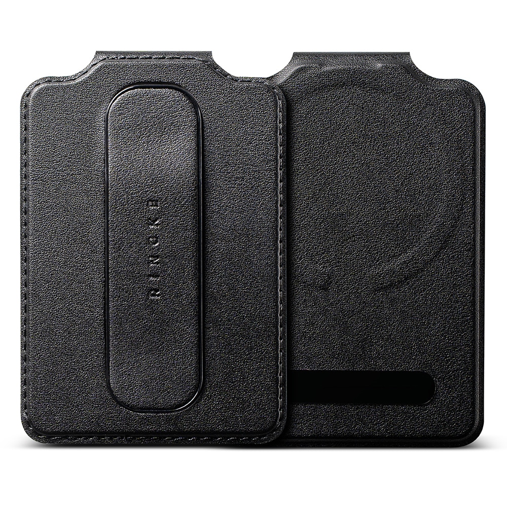 Samsung Galaxy Card Holder Slide Grip Magnetic Edge Schwarz