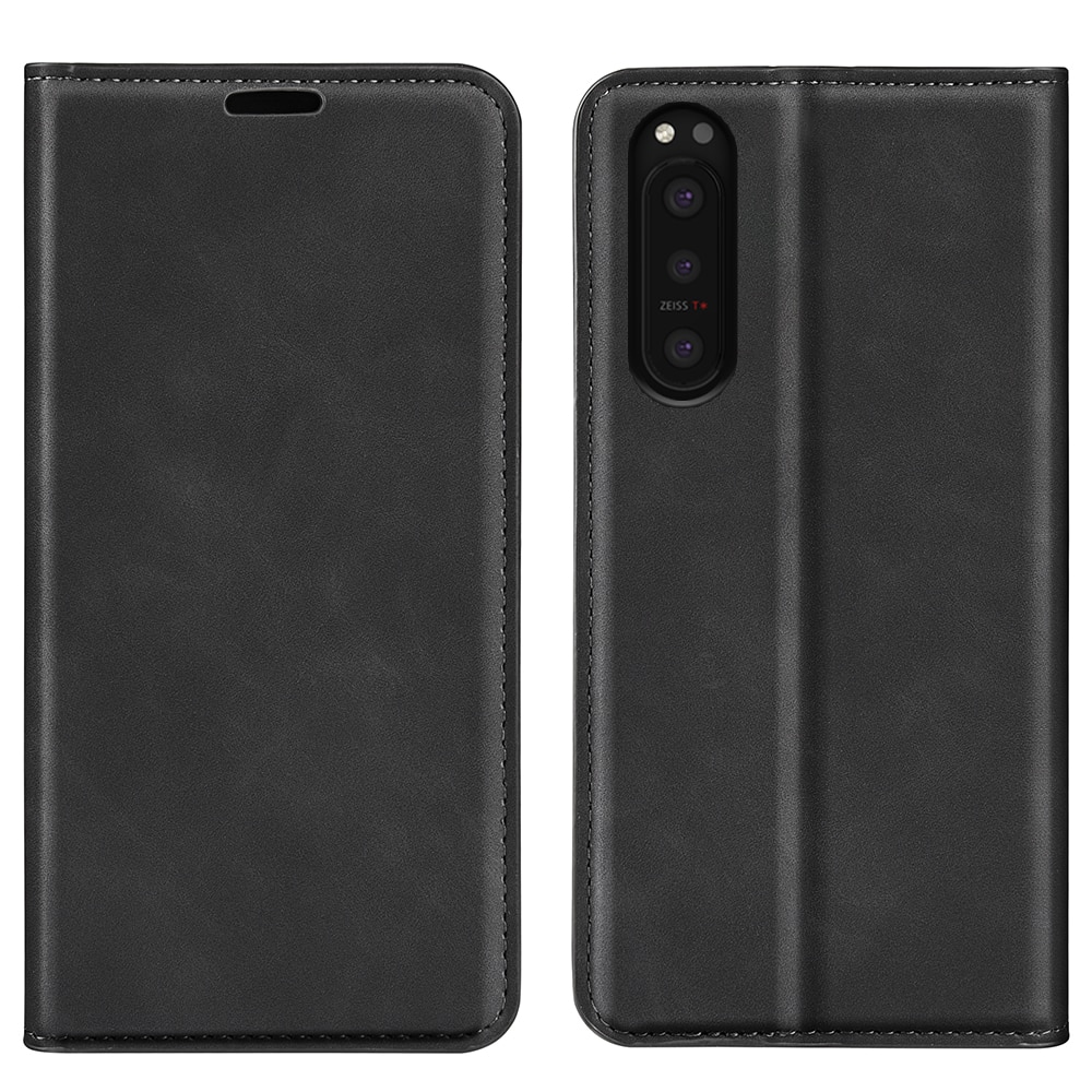 Sony Xperia 5 II Slim Handytasche Schwarz