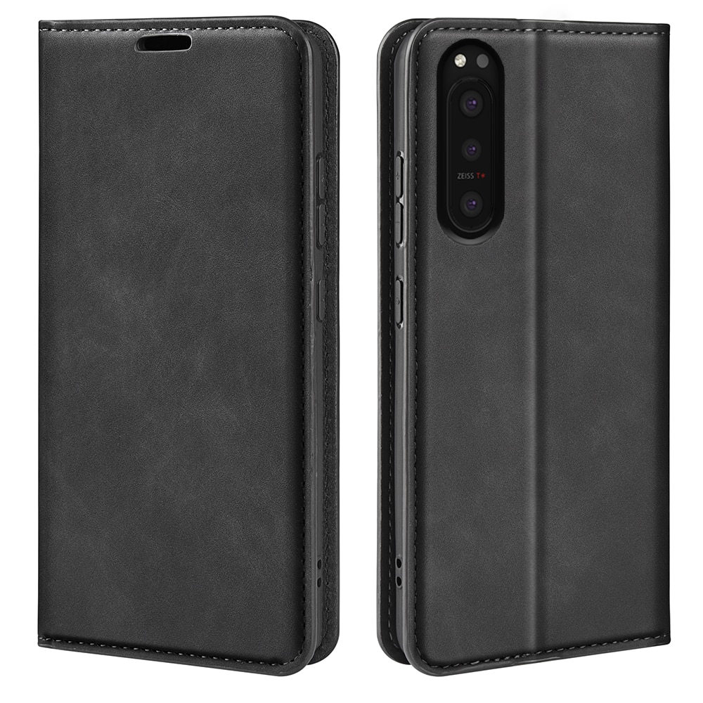 Sony Xperia 5 II Slim Handytasche Schwarz