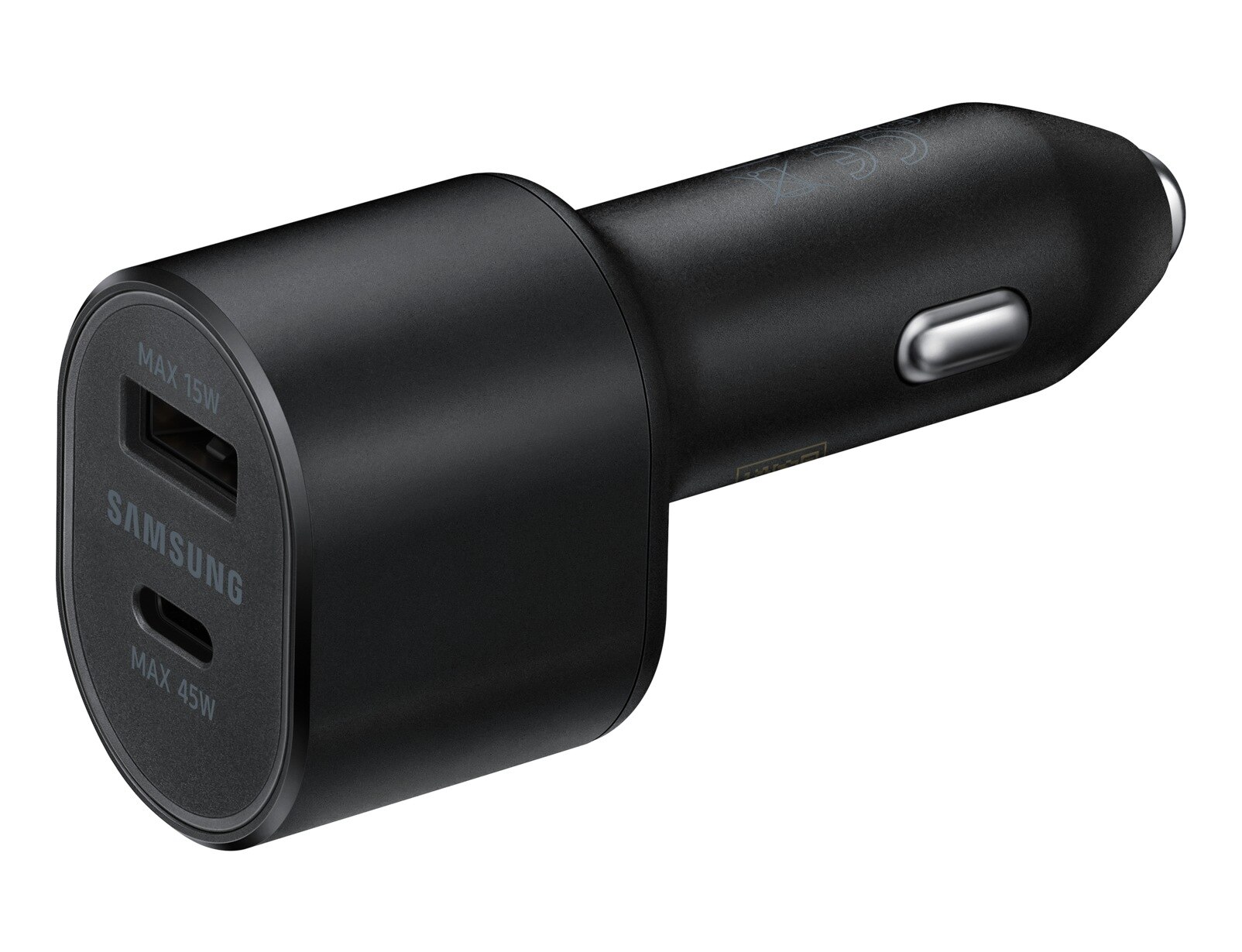 Super Fast Dual Auto-Ladegerät  USB-C + USB-A (45W+15W) schwarz