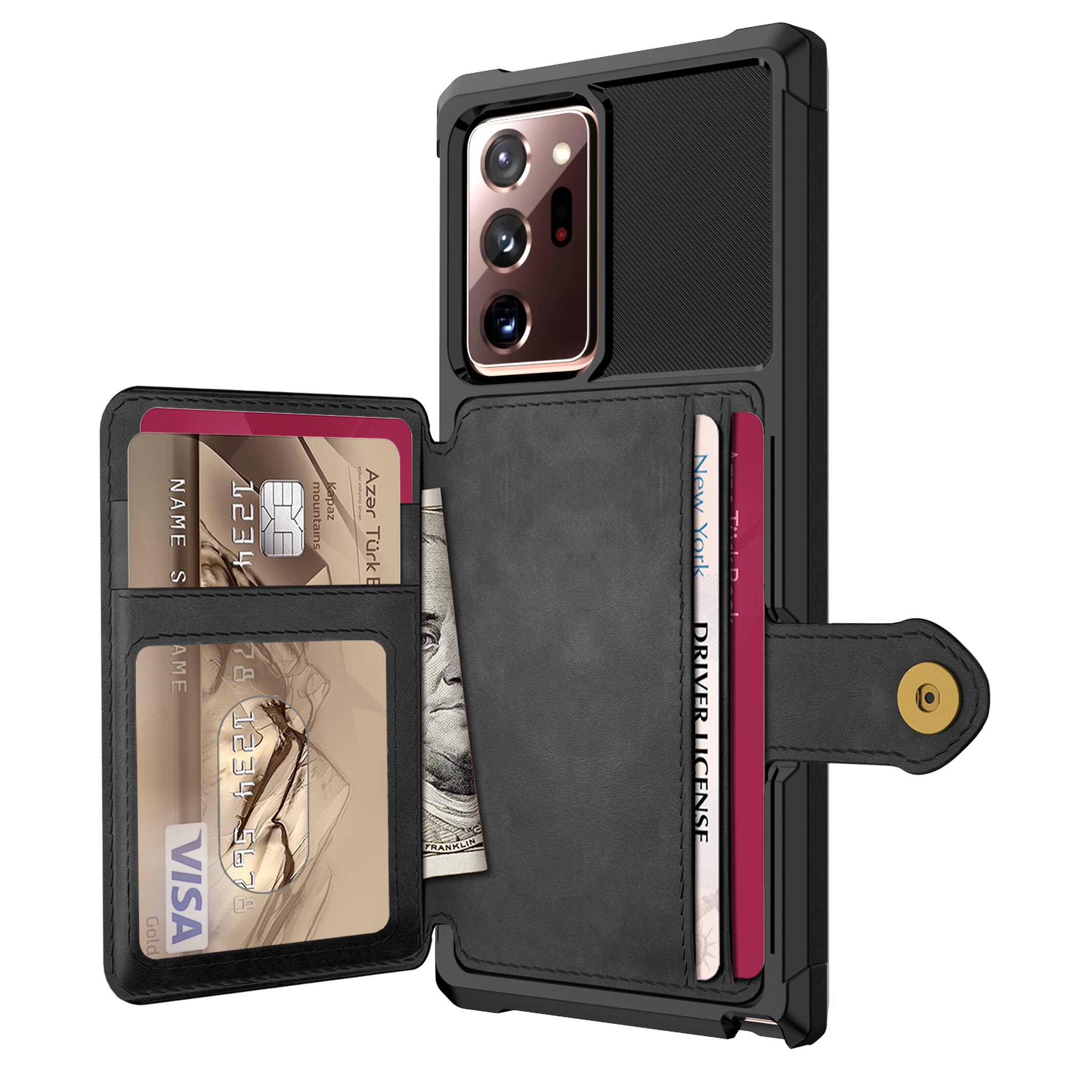 Samsung Galaxy Note 20 Ultra Tough Multi-slot Hülle Schwarz