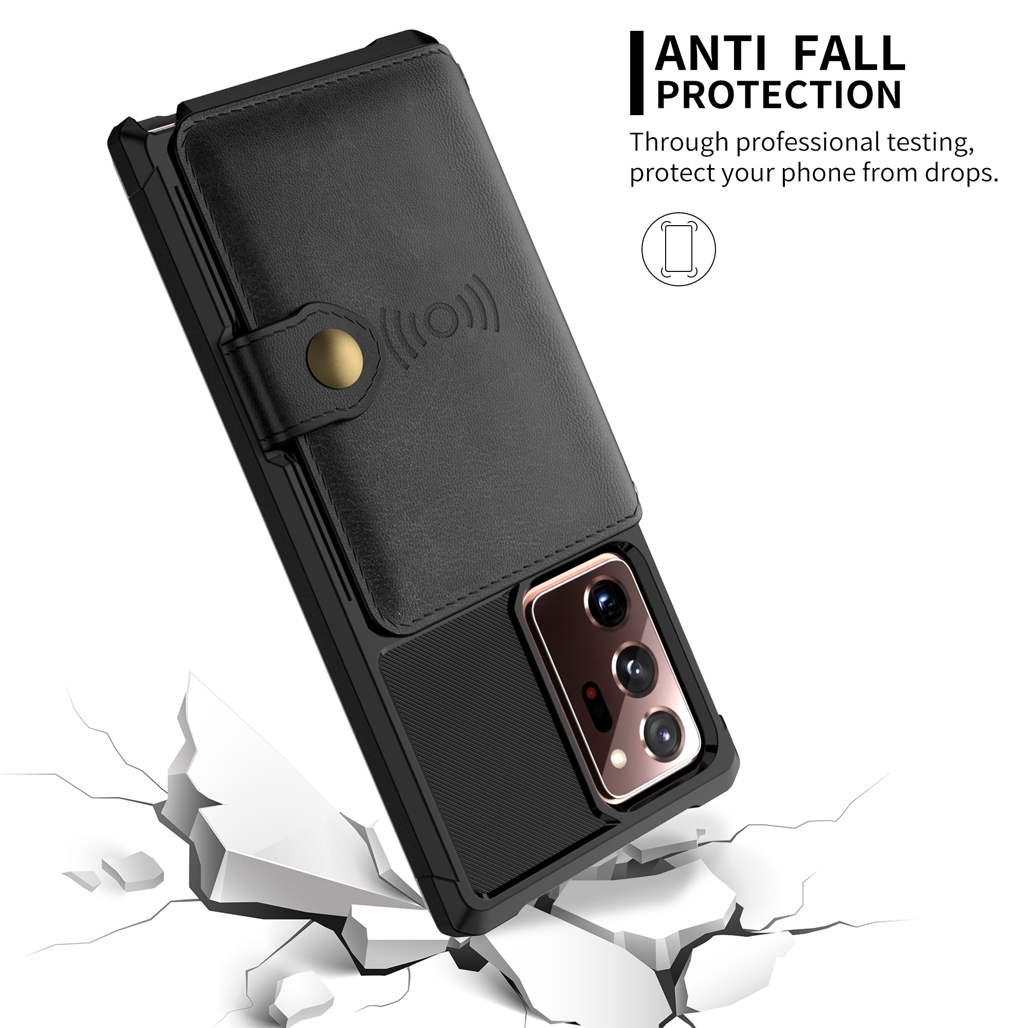 Samsung Galaxy Note 20 Ultra Tough Multi-slot Hülle Schwarz
