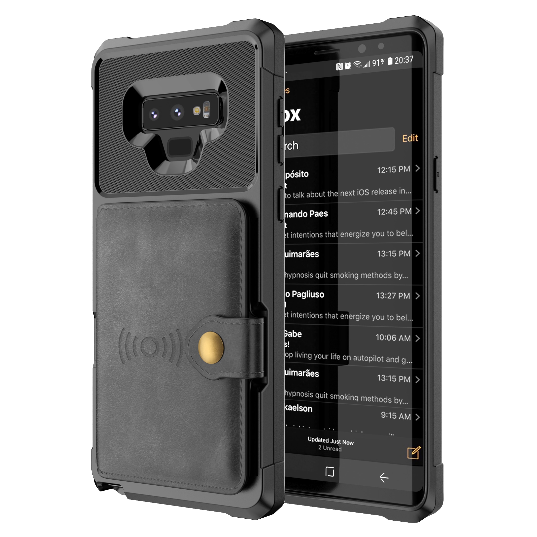 Samsung Galaxy Note 9 Tough Multi-slot Case schwarz