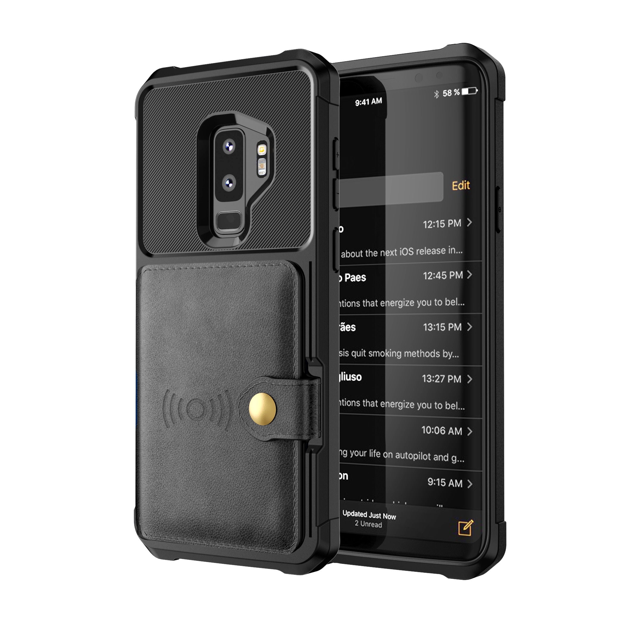 Samsung Galaxy S9 Plus Tough Multi-slot Case schwarz
