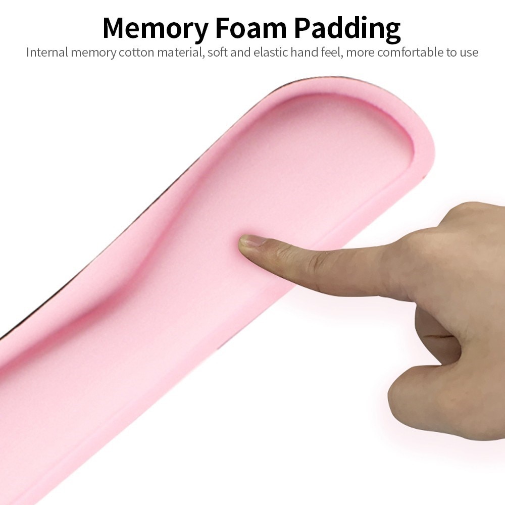 Handgelenkstütze für Tastatur und Mousepad, rosa