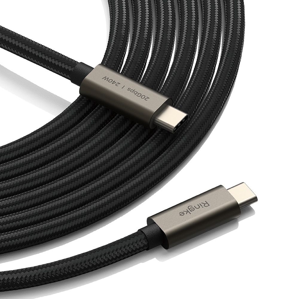 USB-C -> USB-C 3.2 Gen 2x2 Kabel 2m, schwarz