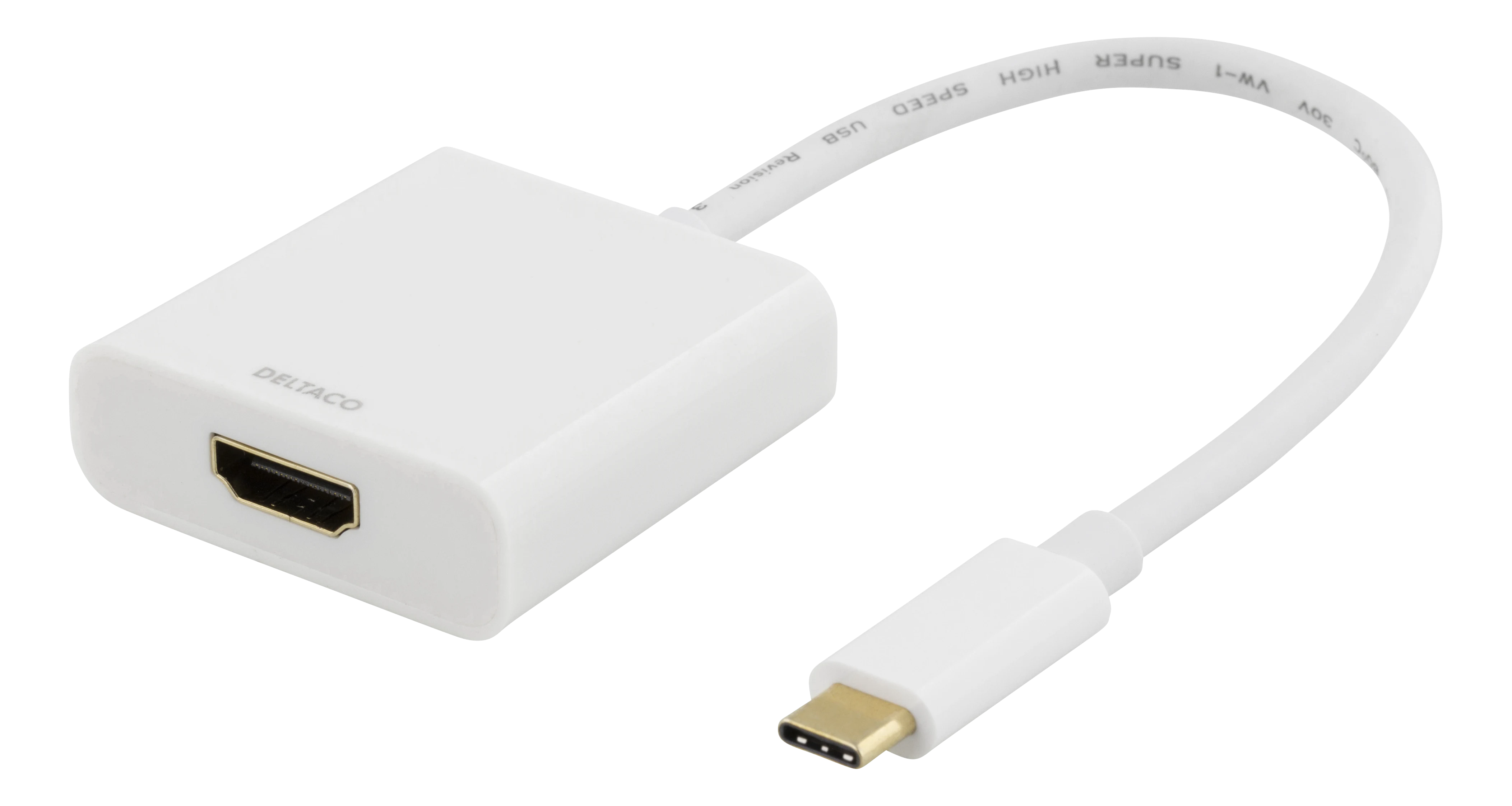 USB-C zu HDMI  Adapter Weiß