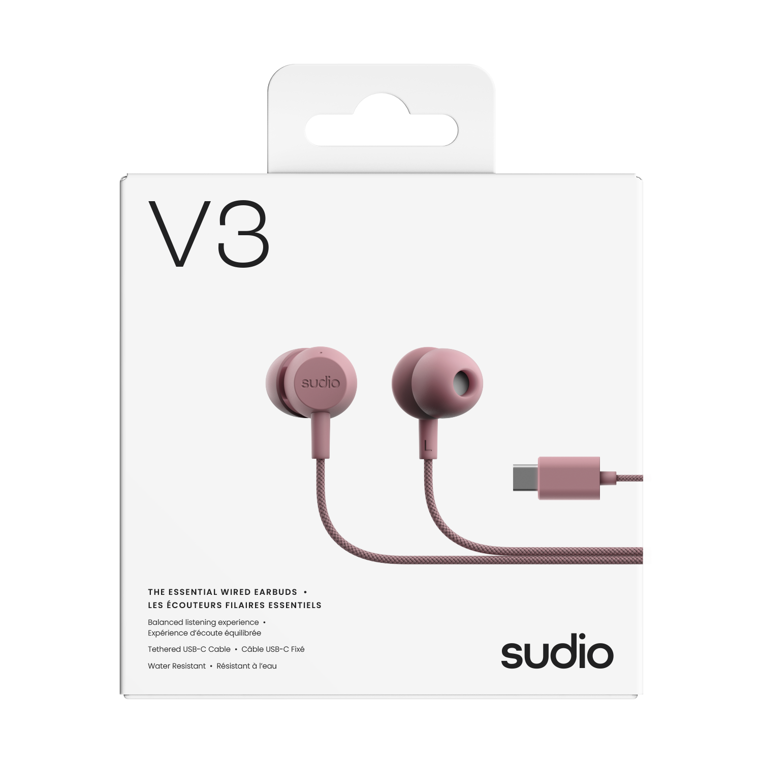 V3 Kabelgebundene Kopfhörer USB-C Rosa