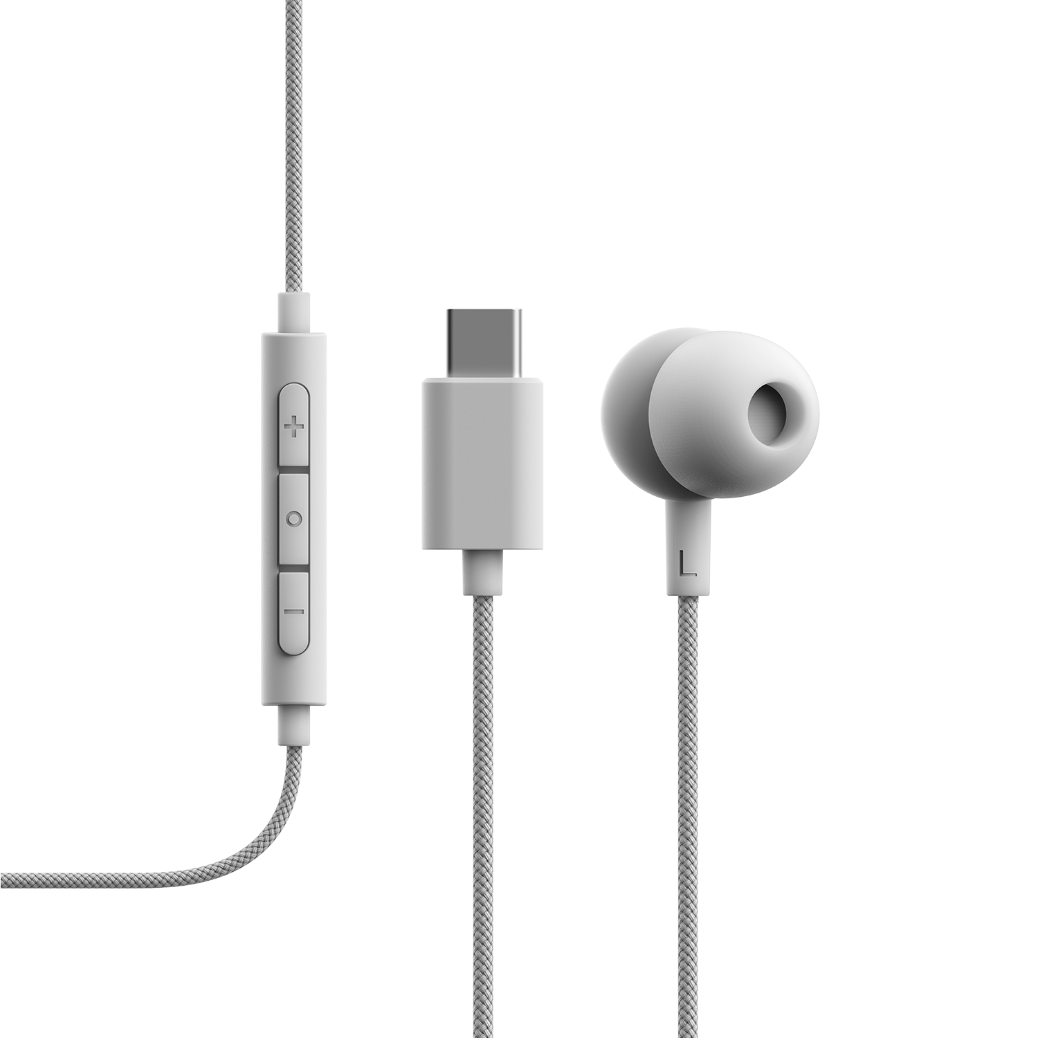 V3 Kabelgebundene Kopfhörer USB-C Weiß