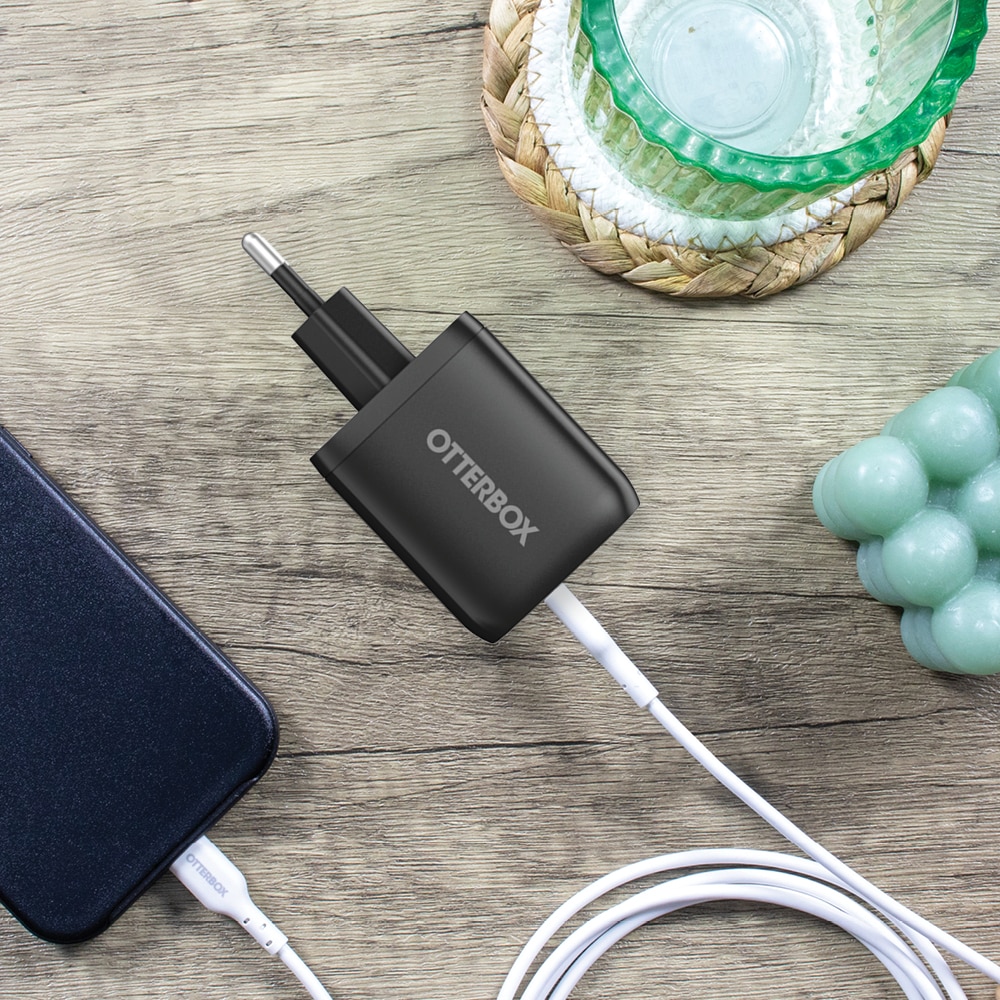 Wandgeräte USB-C Dual Port 65W Black