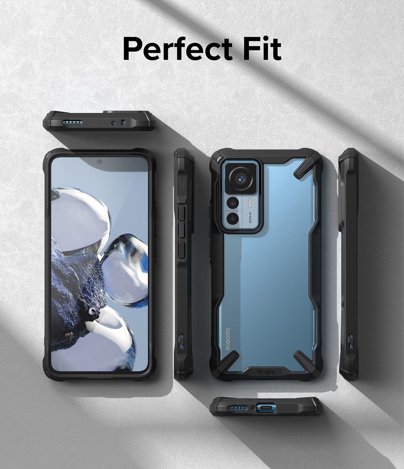 Fusion X Case Xiaomi 12T/12T Pro Schwarz