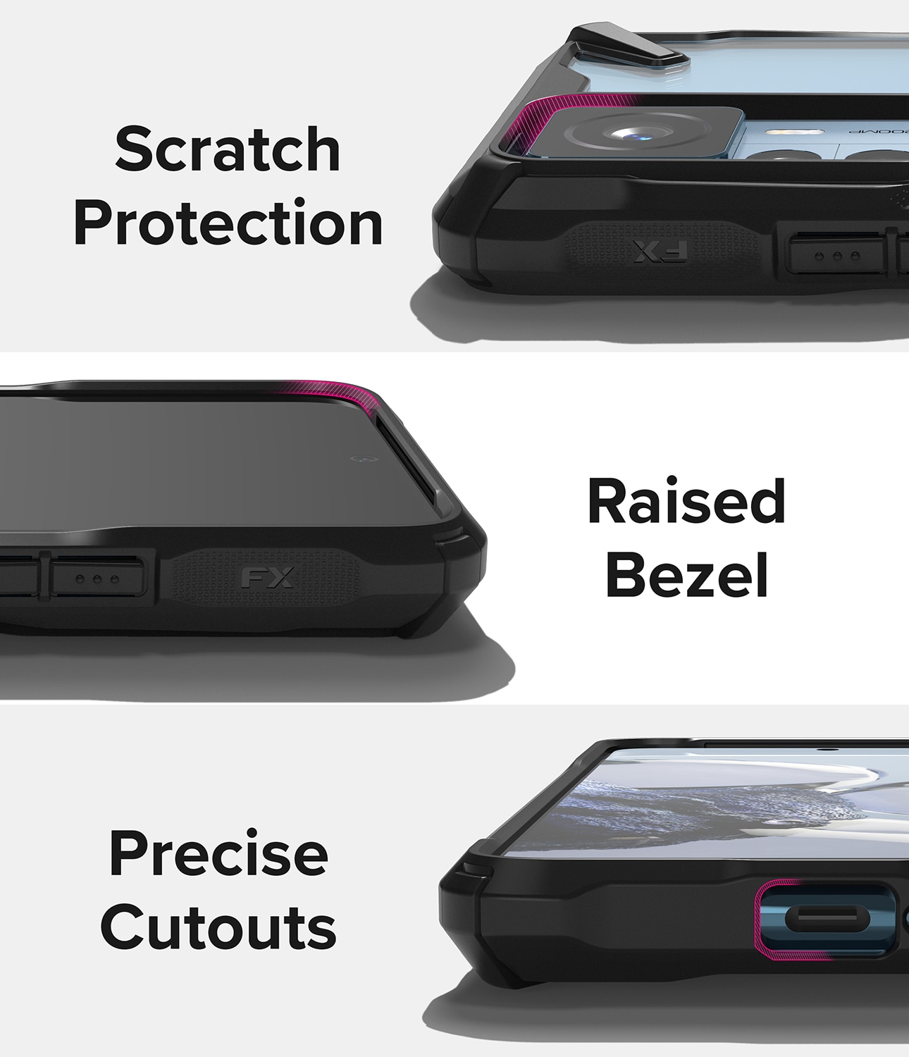 Fusion X Case Xiaomi 12T/12T Pro Schwarz