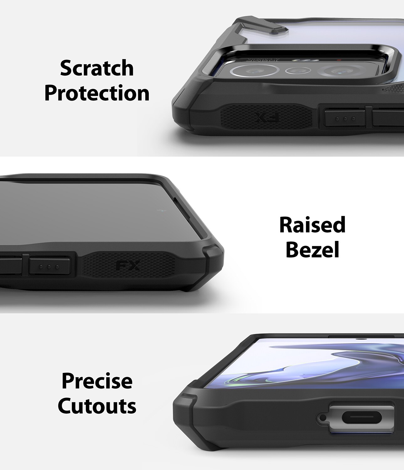 Fusion X Case Xiaomi 11T/11T Pro Schwarz