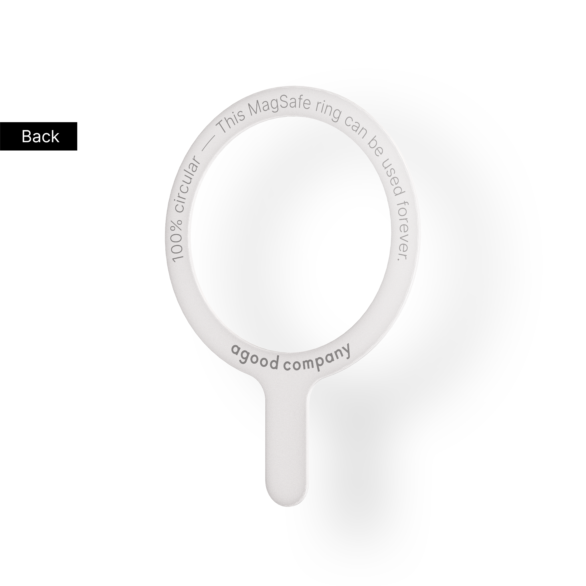 Abnehmbarer MagSafe-Ring, weiß