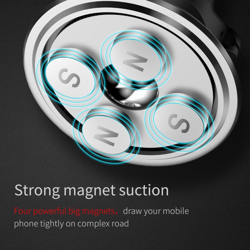 360 Magnetic Car Vent Phone Mount Black