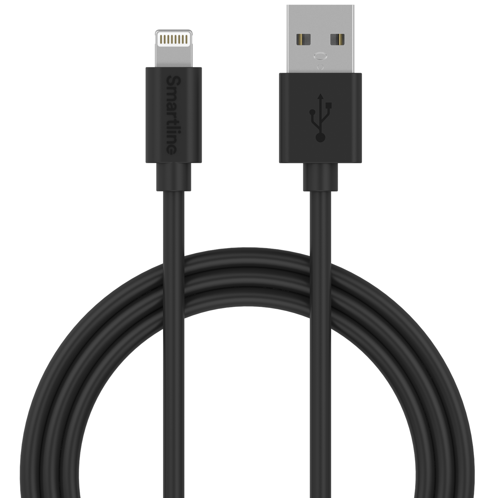 USB-kabel Lightning 3m Schwarz