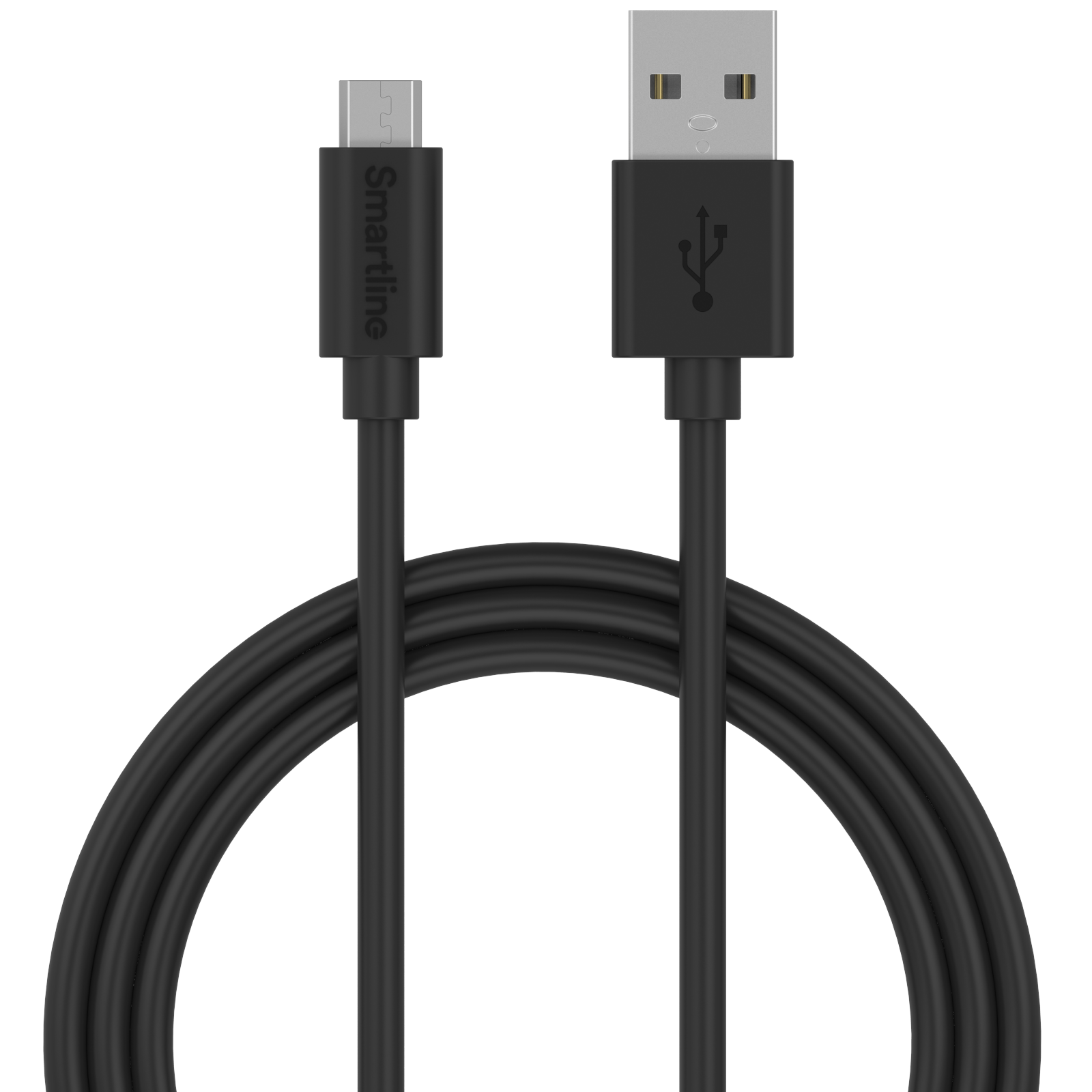 USB-kabel MicroUSB 3m Schwarz