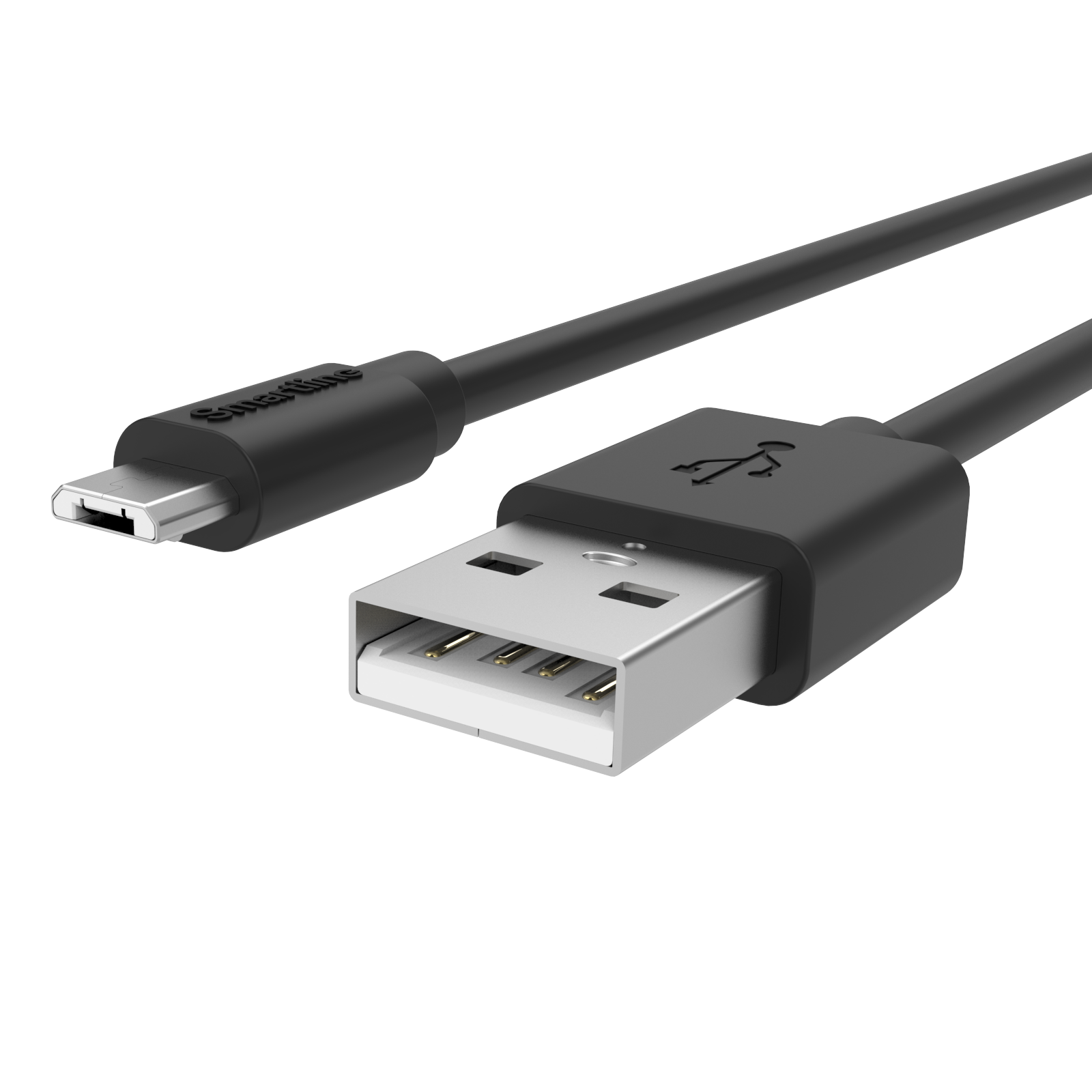 USB-kabel MicroUSB 3m Schwarz