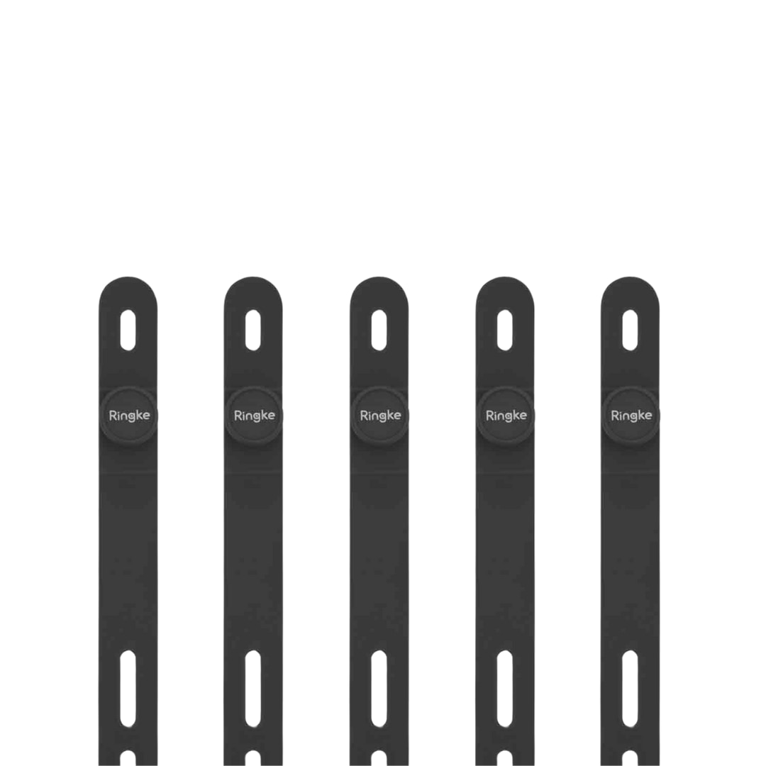 Silicone Cable Tie (5 Stück) Black