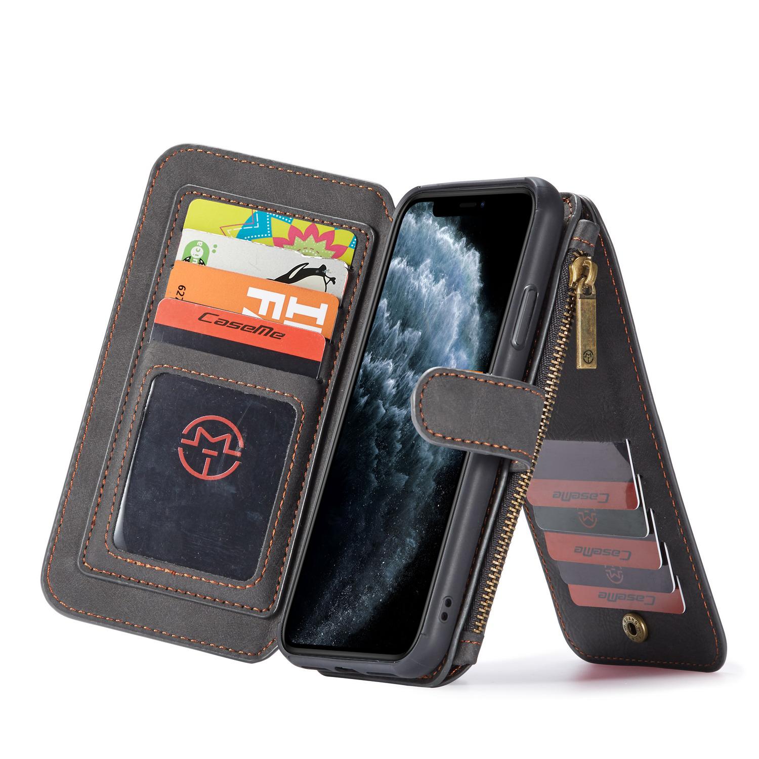 Multi-slot Flipcase iPhone 11 Grau