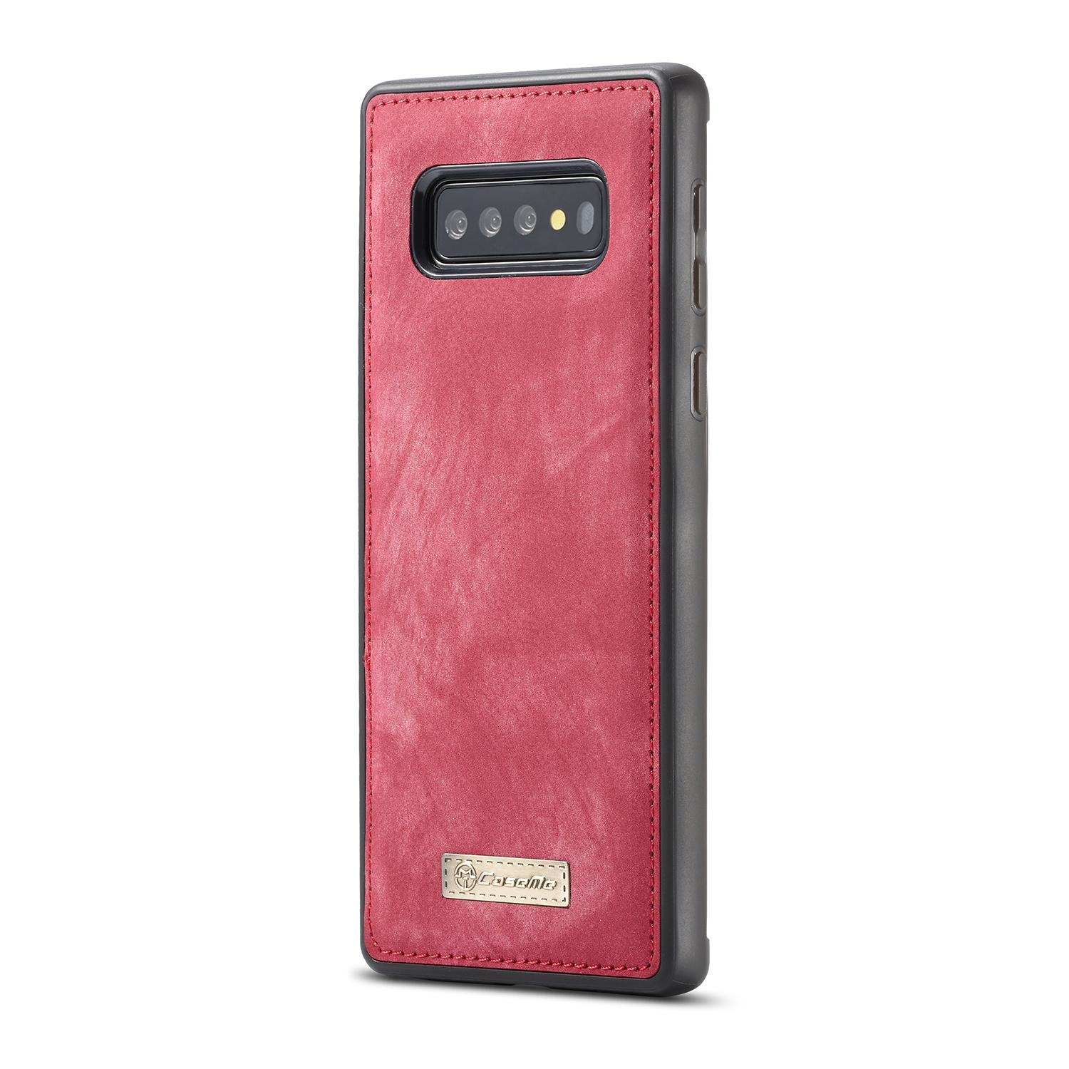 Multi-slot Portemonnaie-Hülle Samsung Galaxy S10 Plus Rot