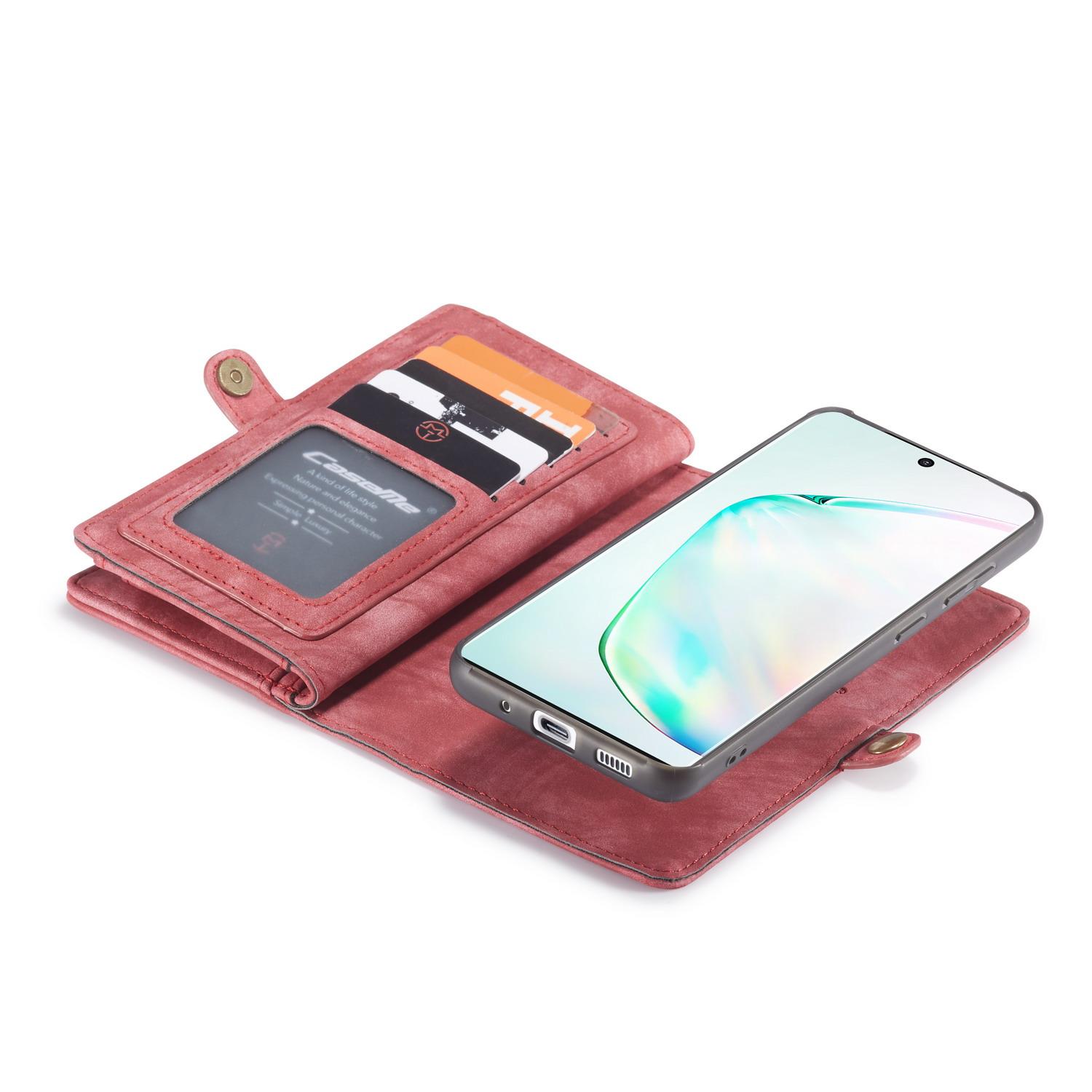 Multi-slot Portemonnaie-Hülle Samsung Galaxy S20 Rot