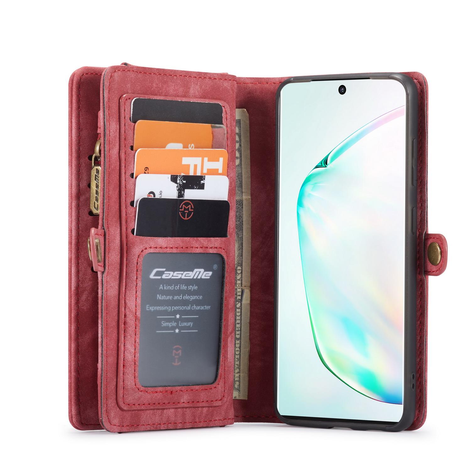 Multi-slot Portemonnaie-Hülle Samsung Galaxy S20 Rot