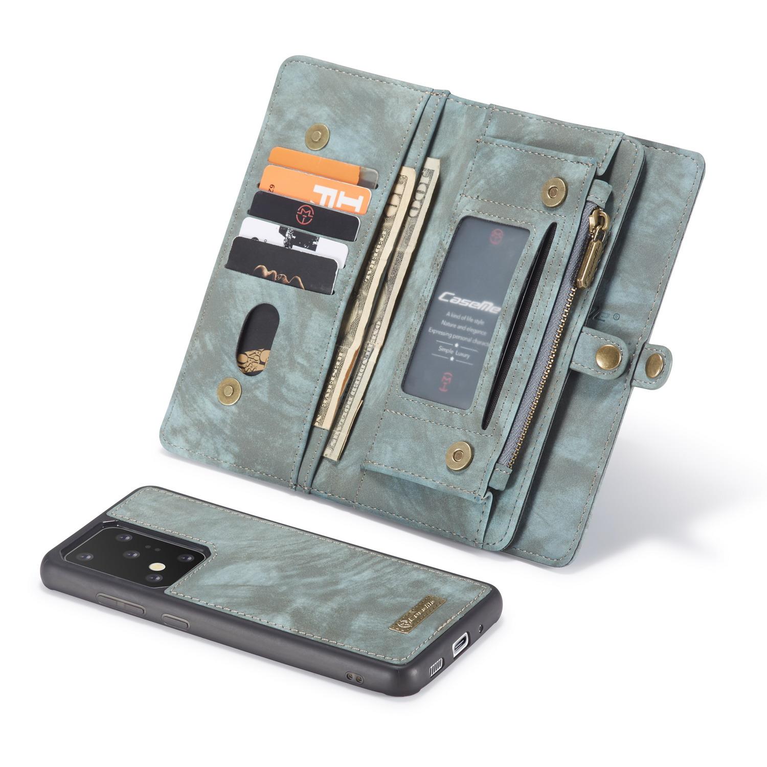 Multi-slot Portemonnaie-Hülle Samsung Galaxy S20 Ultra Blau