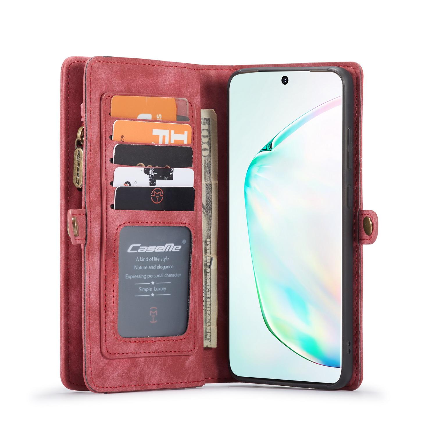 Multi-slot Portemonnaie-Hülle Samsung Galaxy S20 Ultra Rot