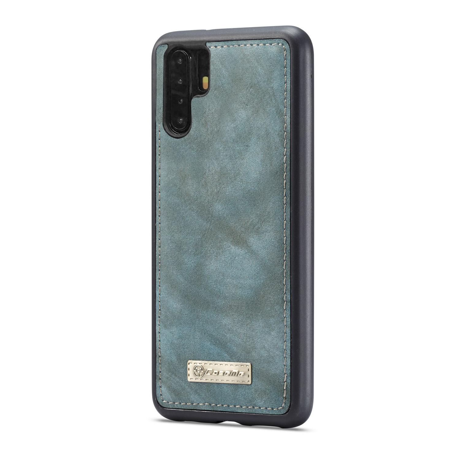 Multi-slot Portemonnaie-Hülle Huawei P30 Pro Blau