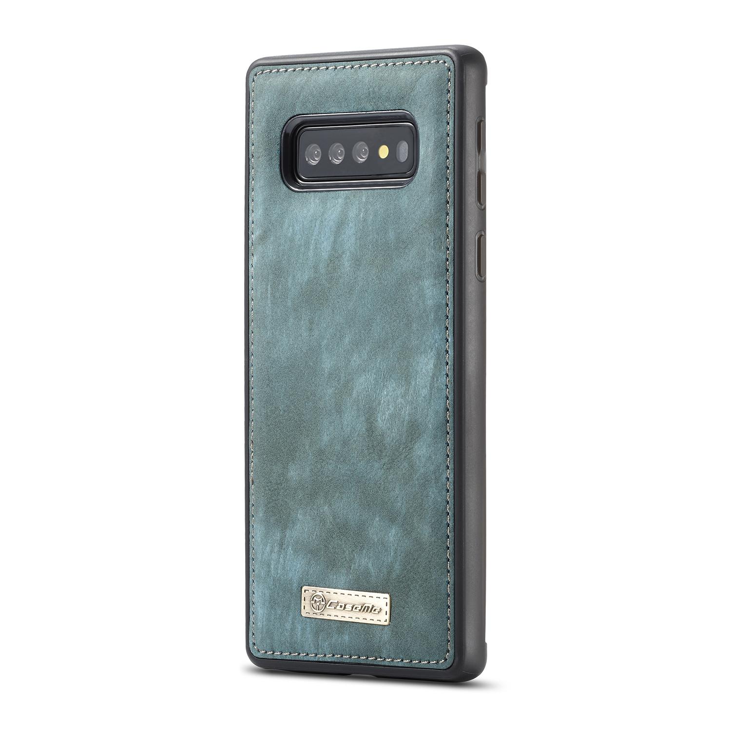 Multi-slot Portemonnaie-Hülle Samsung Galaxy S10 Blau