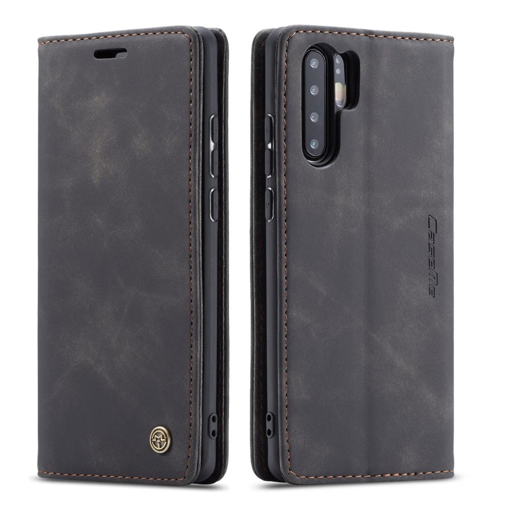 Slim Portemonnaie-Hülle Huawei P30 Pro Schwarz