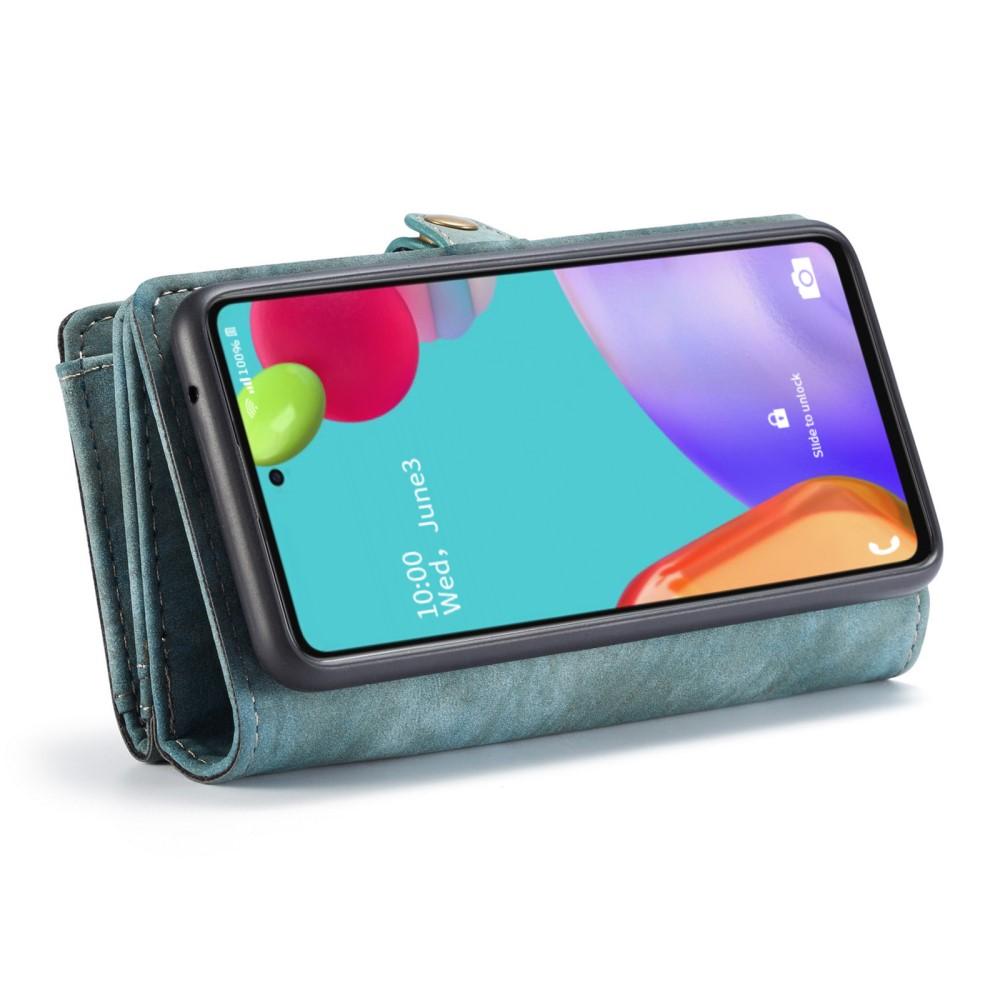 Multi-slot Portemonnaie-Hülle Samsung Galaxy A52 5G Blau