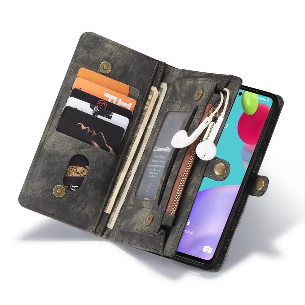 Multi-slot Portemonnaie-Hülle Samsung Galaxy A52 5G Grau