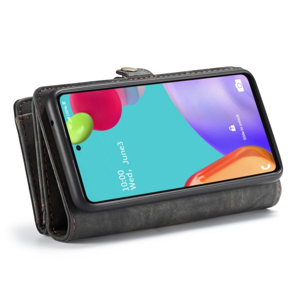 Multi-slot Portemonnaie-Hülle Samsung Galaxy A52 5G Grau