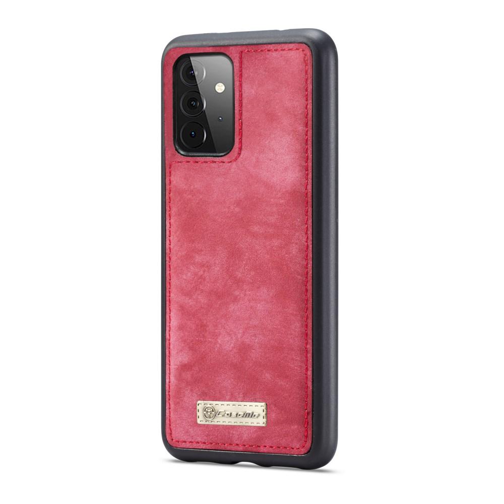 Multi-slot Portemonnaie-Hülle Samsung Galaxy A72 5G Rot